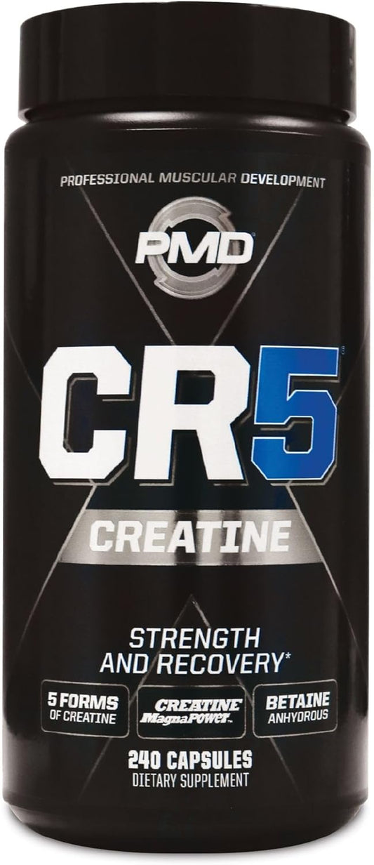 Highly Effective PMD CR5 Creatine Supplement for Muscle Growth and Strength Boost