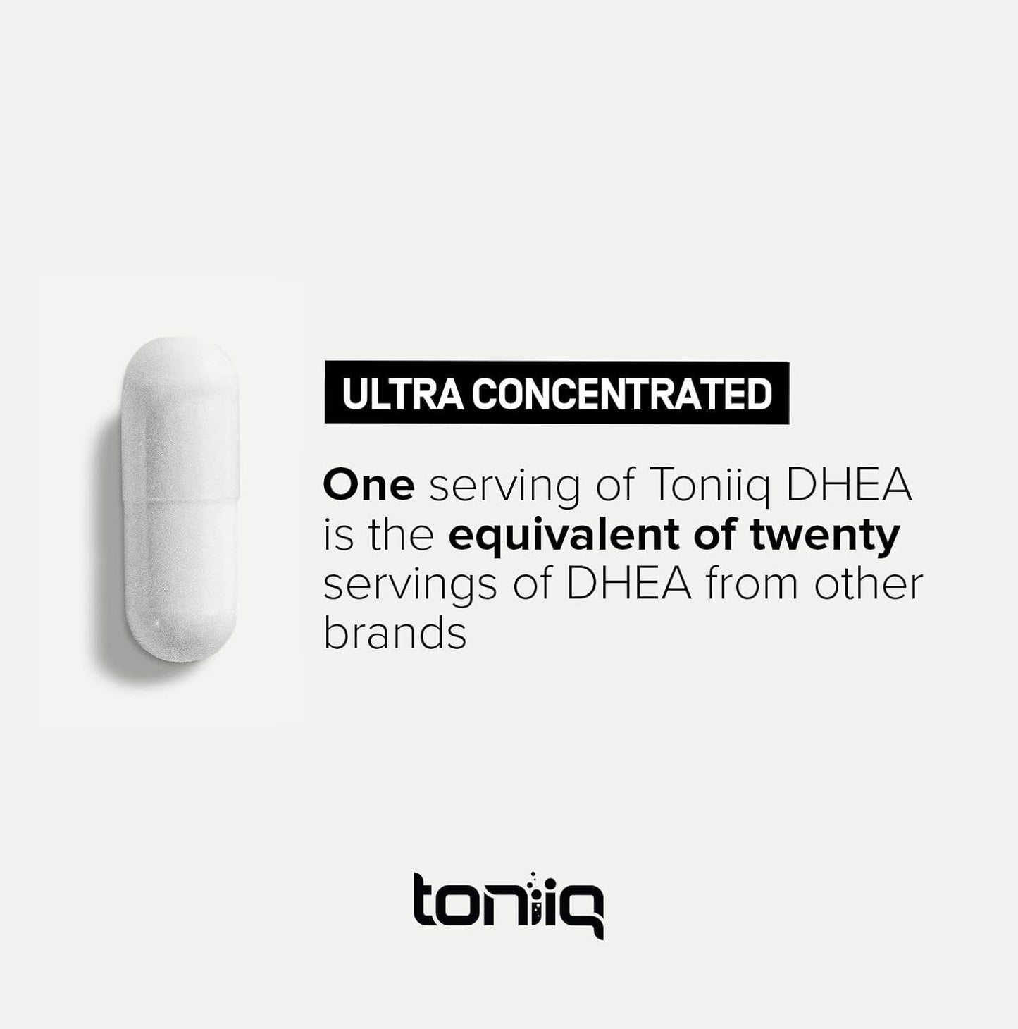 Highly Purified Micronized DHEA 100mg Supplement for Men and Women - Ultra Strength 99%+ Bioavailability - 180 Capsules