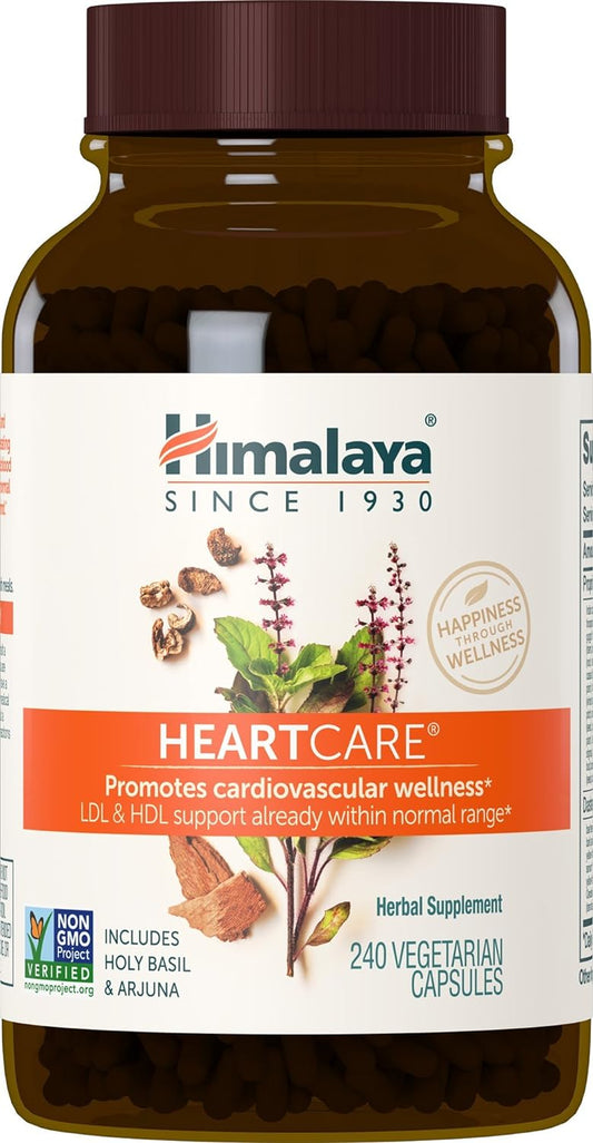 Himalaya HeartCare Supplements - Cardiovascular Wellness, 720mg, 240 Capsules, 2 Month Supply