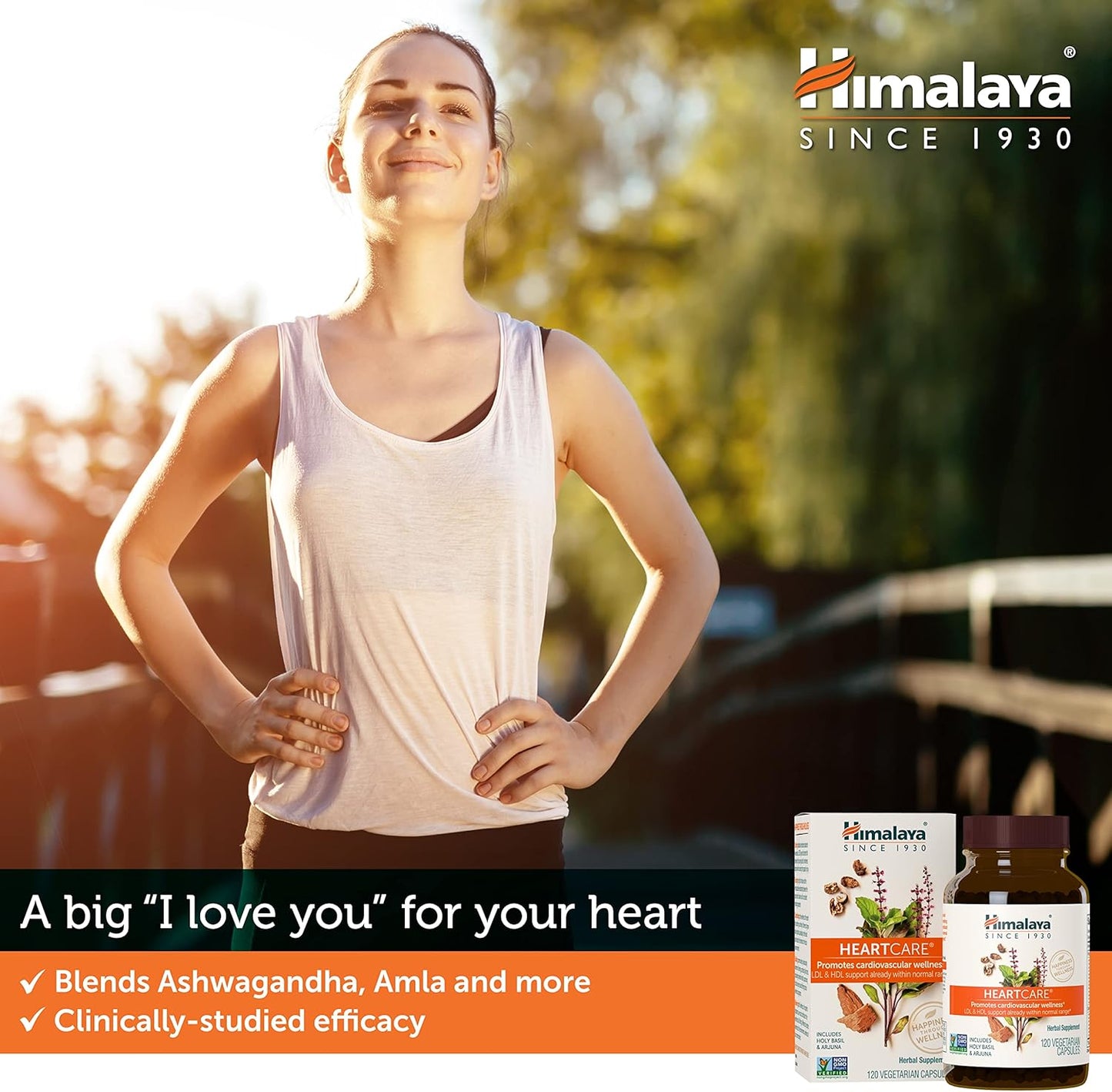Himalaya HeartCare Supplements - Cardiovascular Wellness, 720mg, 240 Capsules, 2 Month Supply