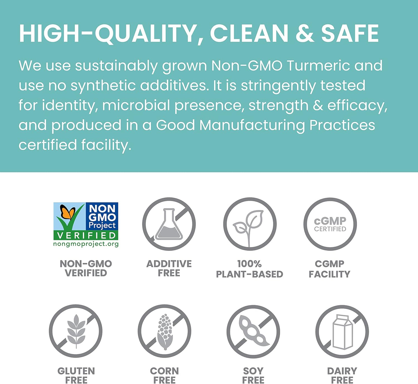 Himalaya Turmeric 95 Supplement - Curcumin for Joint & Muscle Support - 600mg Capsules - Non-GMO, Vegan, Gluten Free - 60 Day Supply