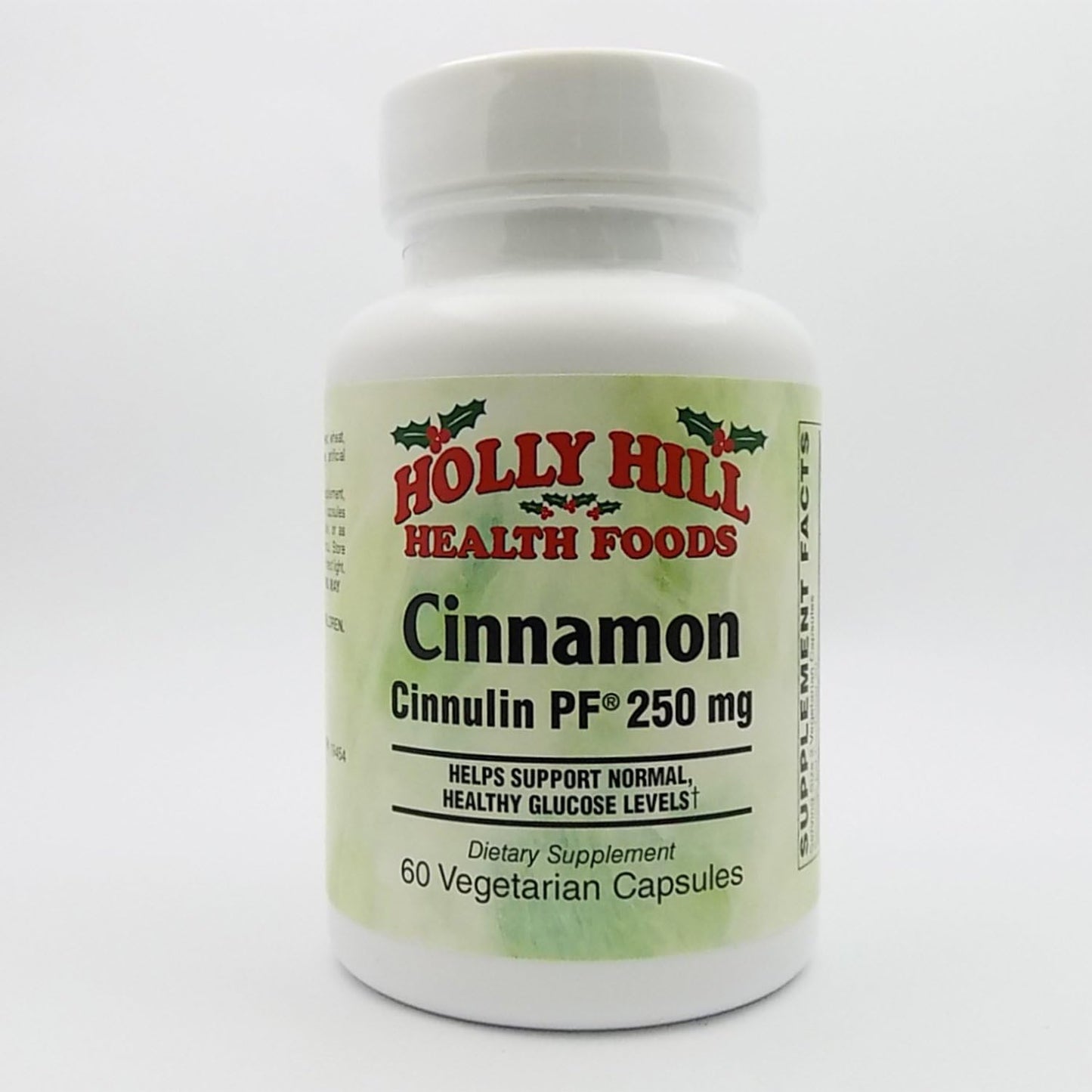 Holly Hill Health Foods Cinnulin PF 250 MG Cinnamon Vegetarian Capsules - 60 Count