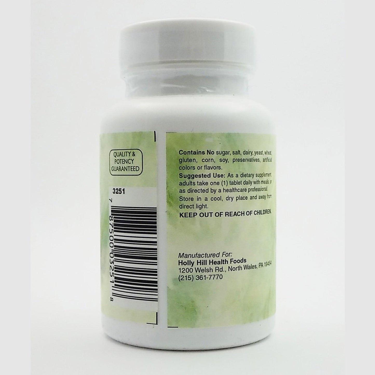 Holly Hill Health Foods Vitamin B6 Tablets - 100 Count
