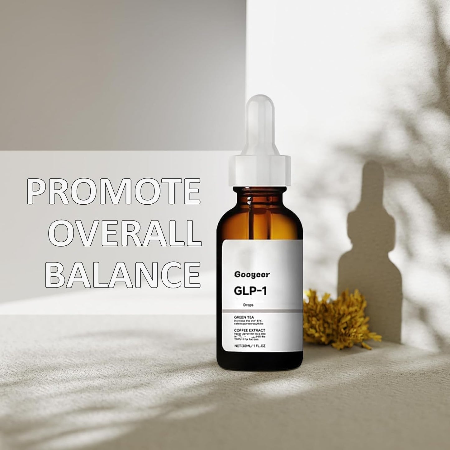 Hom GLP-1 Liquid Men for Women Supplement Drops by DouBX - Boost Energy and Metabolism