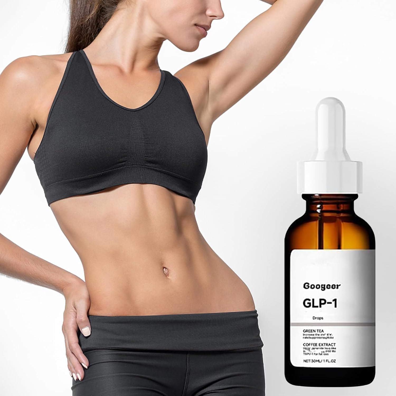 Hom GLP-1 Liquid Men for Women Supplement Drops by DouBX - Boost Energy and Metabolism