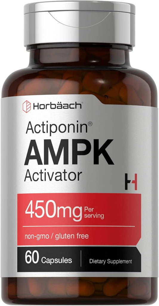 Horbäach AMPK Metabolic Activator 450 mg - 60 Capsules - Non-GMO, Gluten Free Supplement