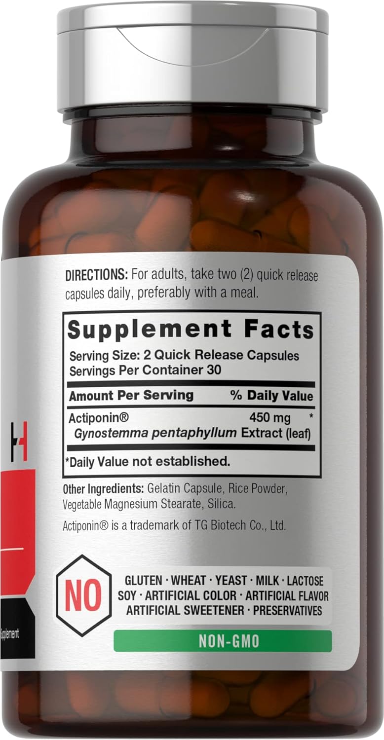 Horbäach AMPK Metabolic Activator 450 mg - 60 Capsules - Non-GMO, Gluten Free Supplement