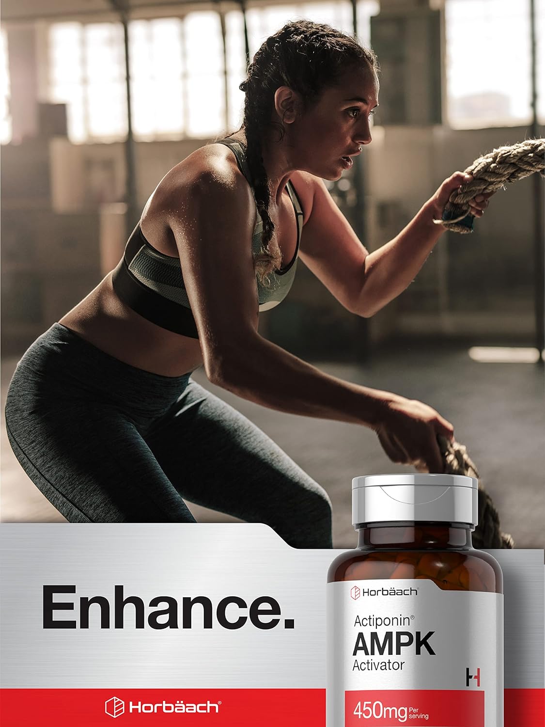 Horbäach AMPK Metabolic Activator 450 mg - 60 Capsules - Non-GMO, Gluten Free Supplement