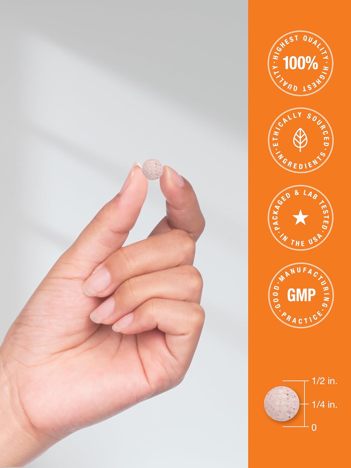 Horbäach Vitamin B12 1000 mcg Sublingual Tablets - 400 Count Berry Flavor Supplement - Fast Dissolve for Women & Men - Vegan & Non-GMO