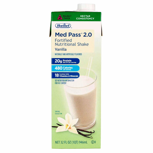 Hormel HM-27016 Med Pass 2.0 Vanilla Oral Supplement 32oz - 1 Box