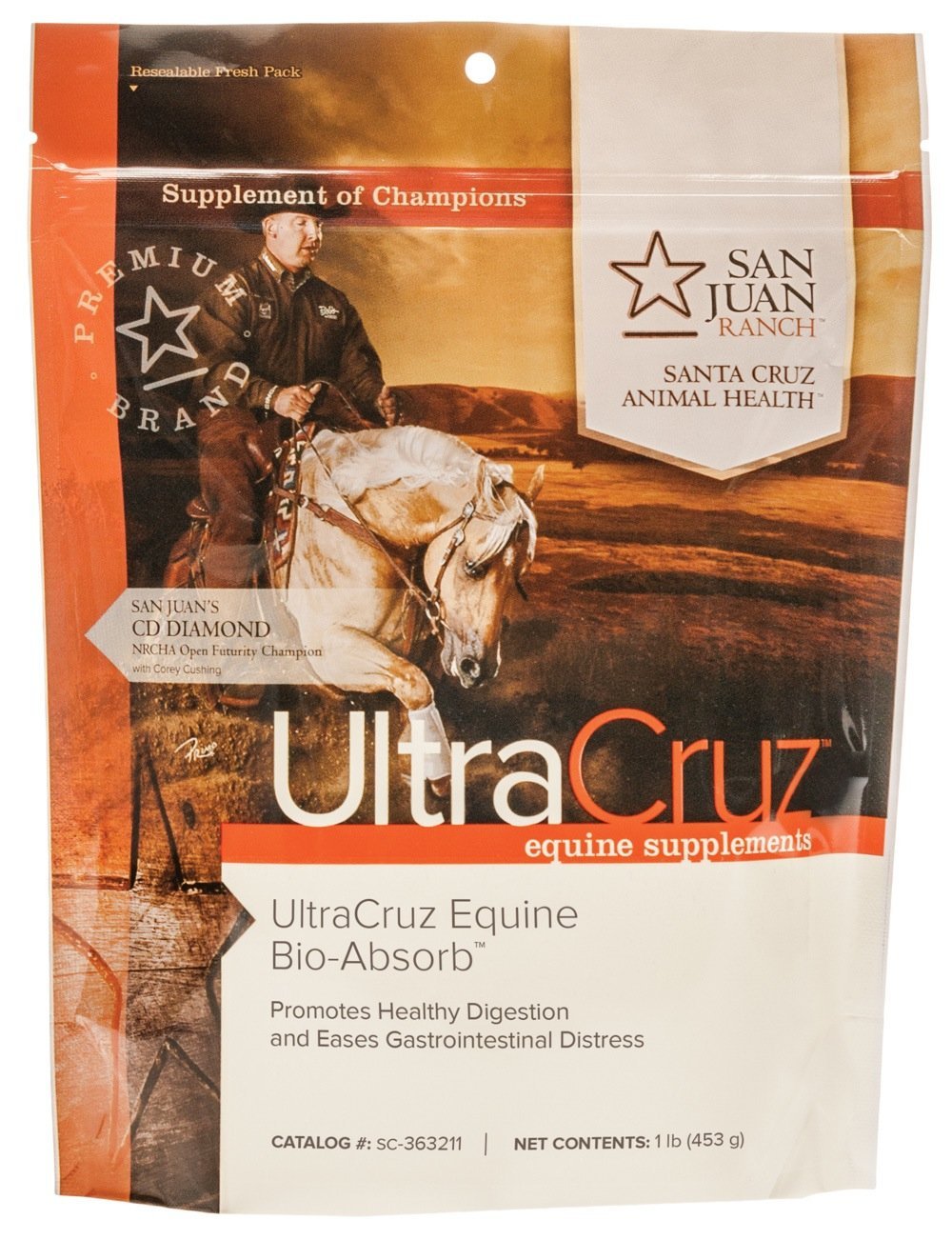 Horse Bio-Absorb Supplement Powder, 1 lb (4 Day Supply) by UltraCruz Equine