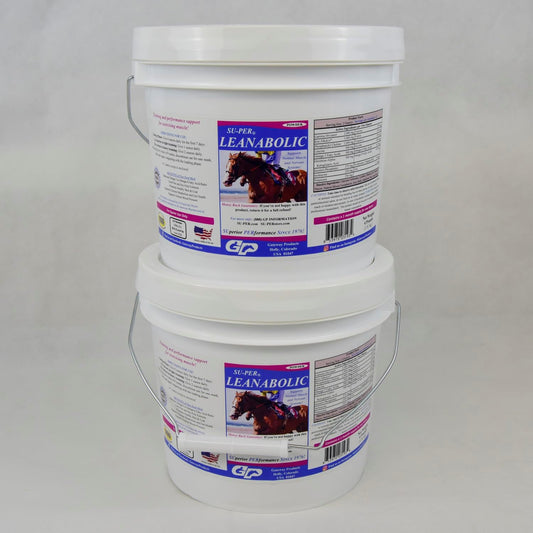 Horse Muscle Supplement for Training and Performance Support - Leanabolic Formula with Vitamins and Minerals - 4 Pound, (2 Pack)