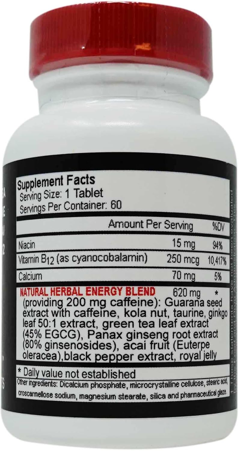 House of David Energy Blaster Tablets - 120 Count Bottles, Pack of 2 - Boost Your Energy Levels