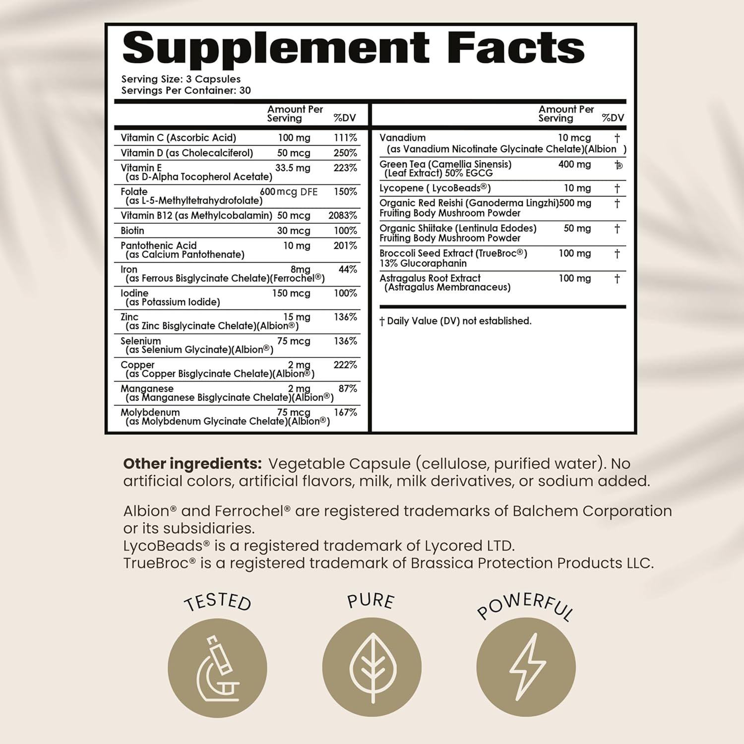 HPD Rx PAPCLEAR Immune Support Supplement - Physician Formulated, All Natural, 90 Capsules (Pack of 6)