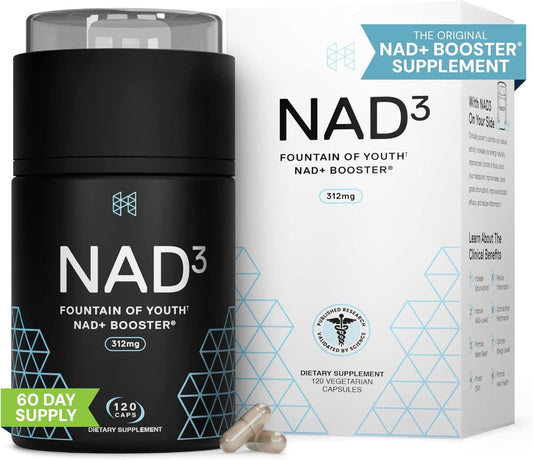 HPN NAD3 NAD+ Booster 2 Month Supply - Metabolic Repair - 120 Capsules