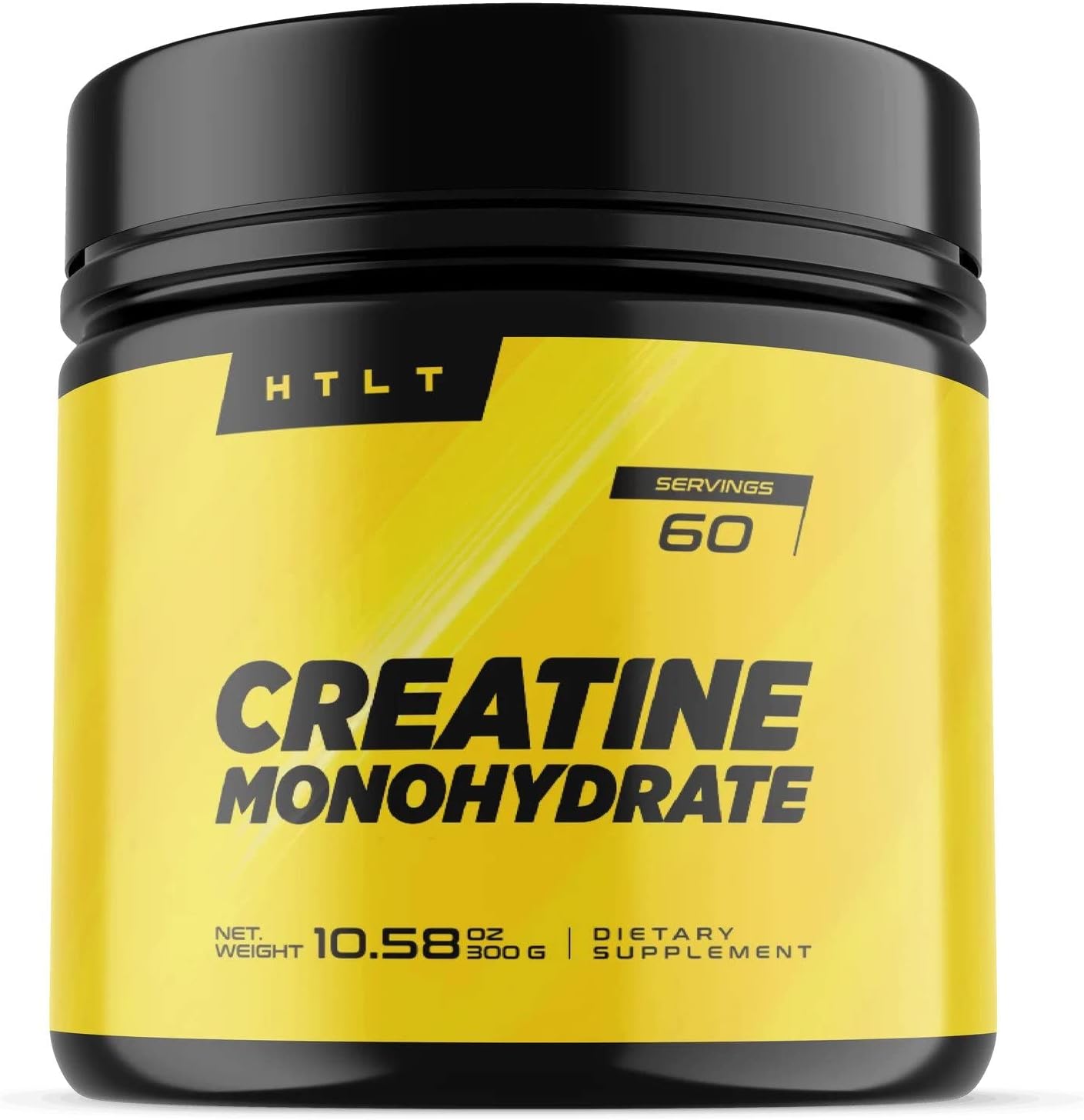 HTLT Supps Creatine Monohydrate Powder - 5g Per Serving - Unflavored Instantized - Protein Shake Mix (60 Servings)