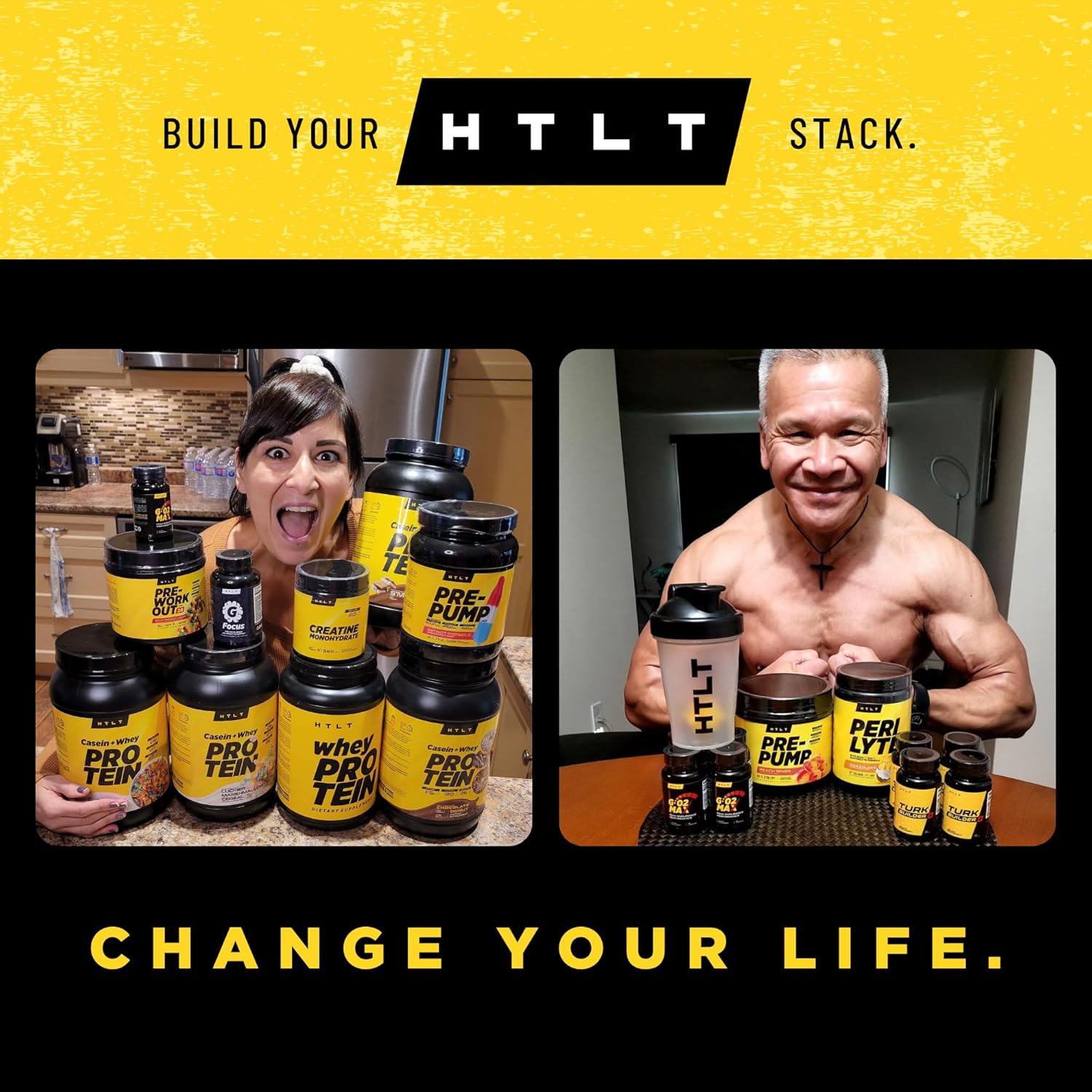 HTLT Supps Multi VIT - Complete Daily Energy and Immunity Supplement with Minerals and Antioxidants for Men and Women (90 Capsules)