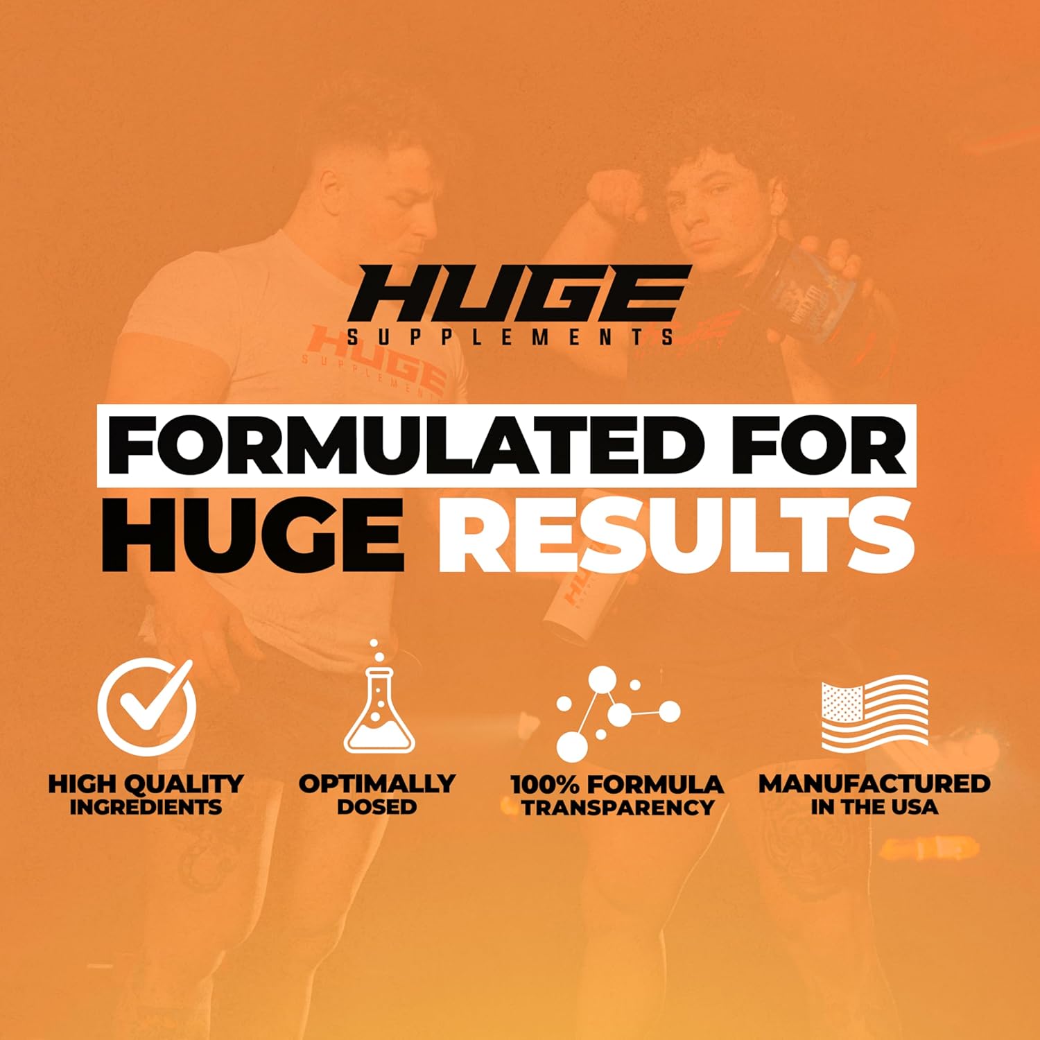 Huge Supplements Huge Multi: High-Performance Multivitamin for Men - All-in-One Formula for Athletes - Vitamin & Mineral Support - 120 Capsules
