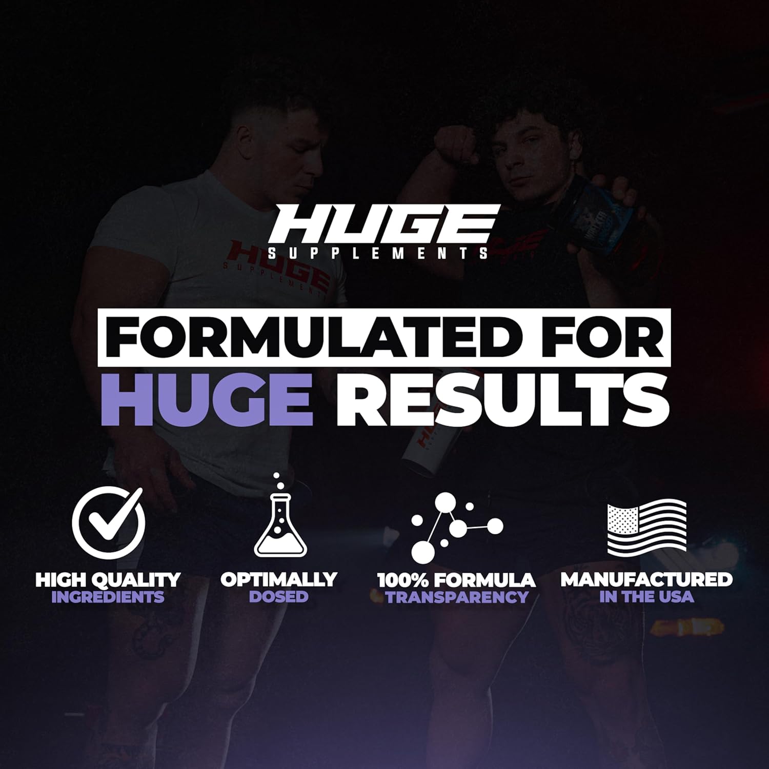 Huge Supplements Huge Whey Blueberry Muffin Protein Powder - 30 Servings, 25g Protein, 12g EAAs, Muscle Growth & Recovery Support