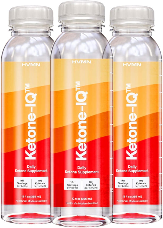 H.V.M.N. Ketone IQ Starter Kit - Boost Brain & Body with Clean Energy - Sugar Free, Caffeine Free - 30 Servings of Drinkable Ketones for Rapid Ketone Elevation