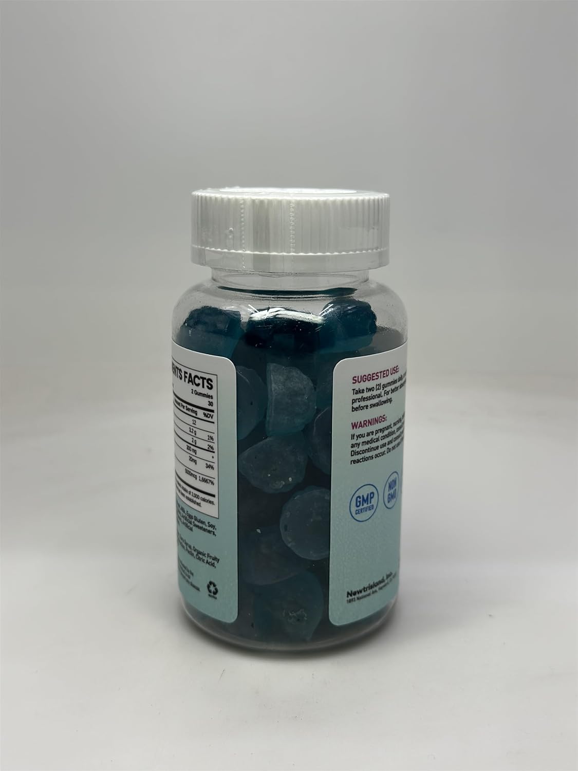 Hyaluronic Acid Gummies with Vitamin C & Biotin - 120 Chews, 5000mcg - Hyaluronic Acid Supplements