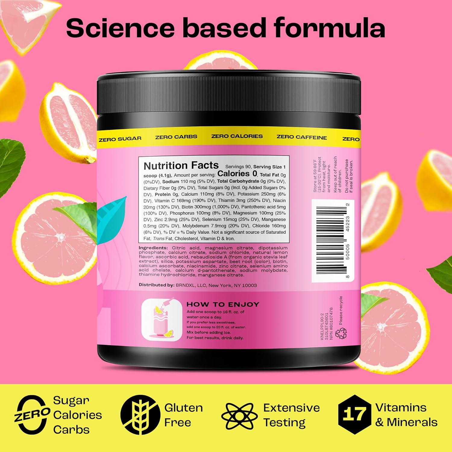 Hydrate & Recover with KEY NUTRIENTS Electrolyte Bundle - Tropical Peach Mango & Fresh Pink Lemonade, Sugar-Free, 90 Servings