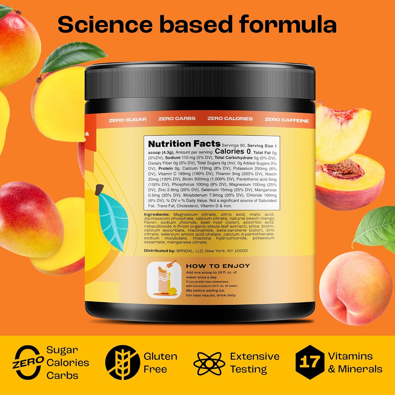 Hydrate & Recover with KEY NUTRIENTS Electrolyte Bundle - Tropical Peach Mango & Fresh Pink Lemonade, Sugar-Free, 90 Servings