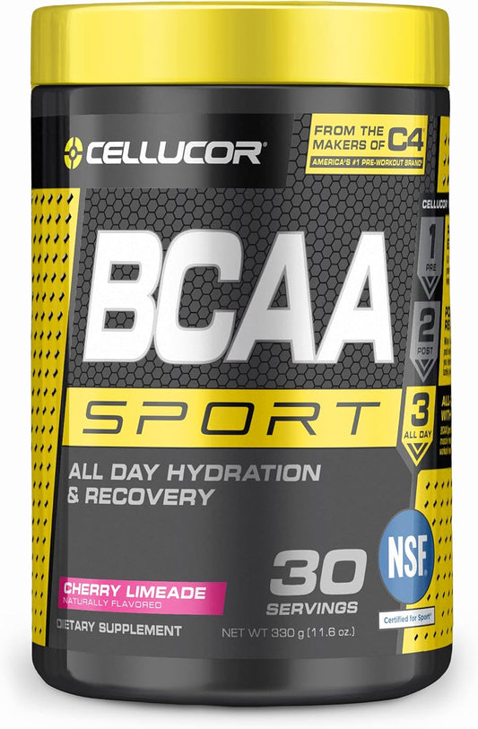 Hydrating Cherry Limeade BCAA Powder for Recovery & Sports Performance