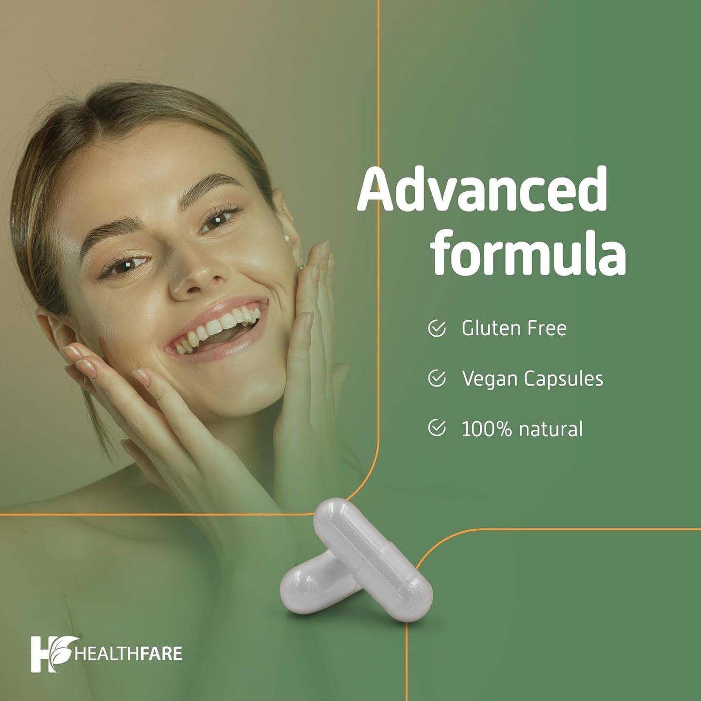 Hydrating Hyaluronic Acid Supplement 250mg - 210 Capsules with Vitamin C - Non-GMO & Gluten-Free