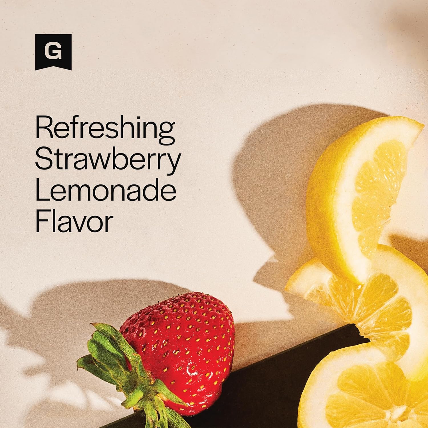 Hydration Powder Packets with Caffeine, Electrolytes, and L-Theanine in Strawberry Lemonade Flavor, 21 Sticks