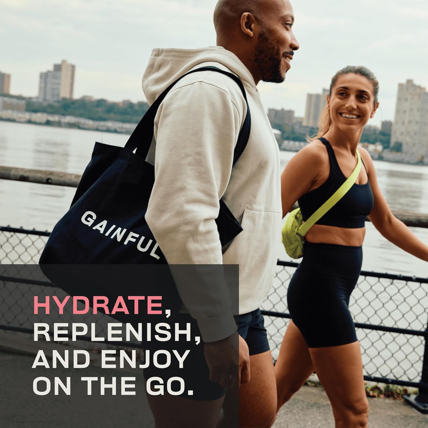 Hydration Powder Packets with Caffeine, Electrolytes, and L-Theanine in Strawberry Lemonade Flavor, 21 Sticks