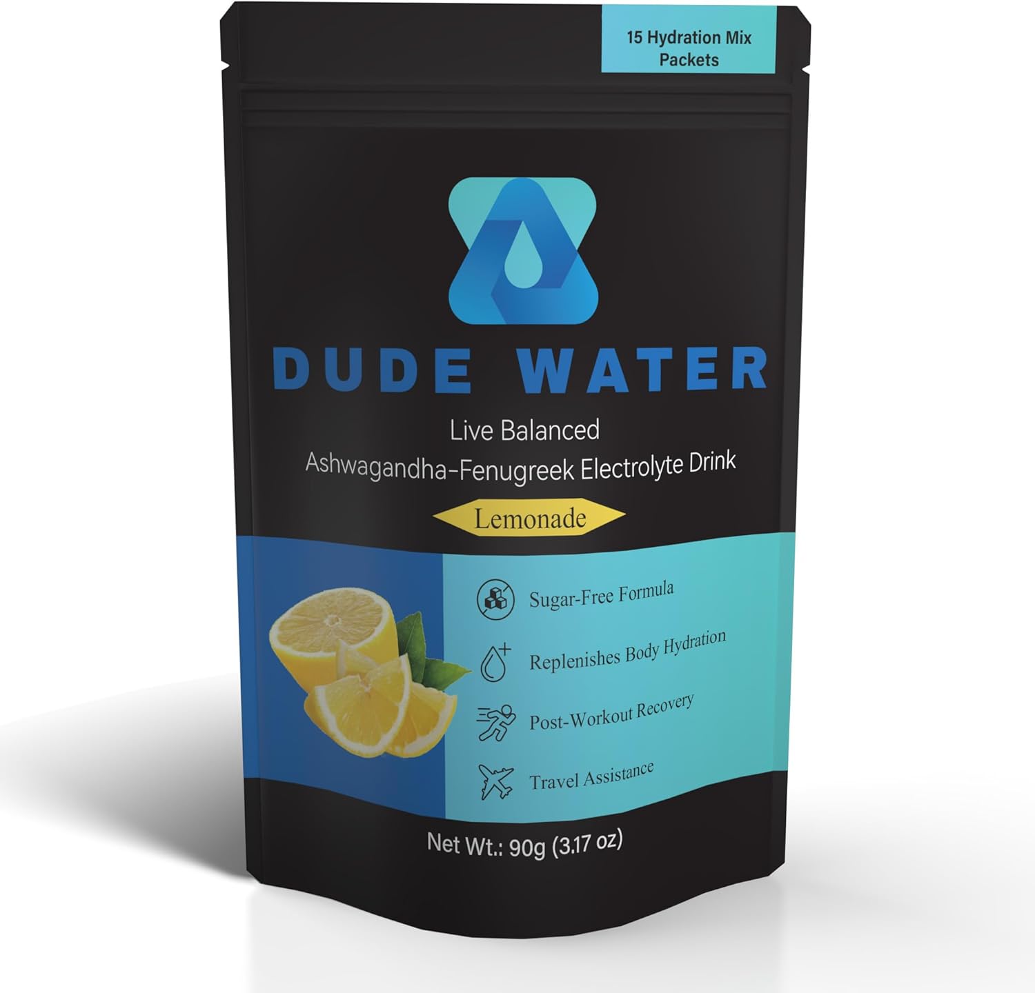 Hydration Supplement Mix with Electrolytes, Ashwagandha, Fenugreek, and Vitamins - Boosts Energy, Hormone Health, and Recovery