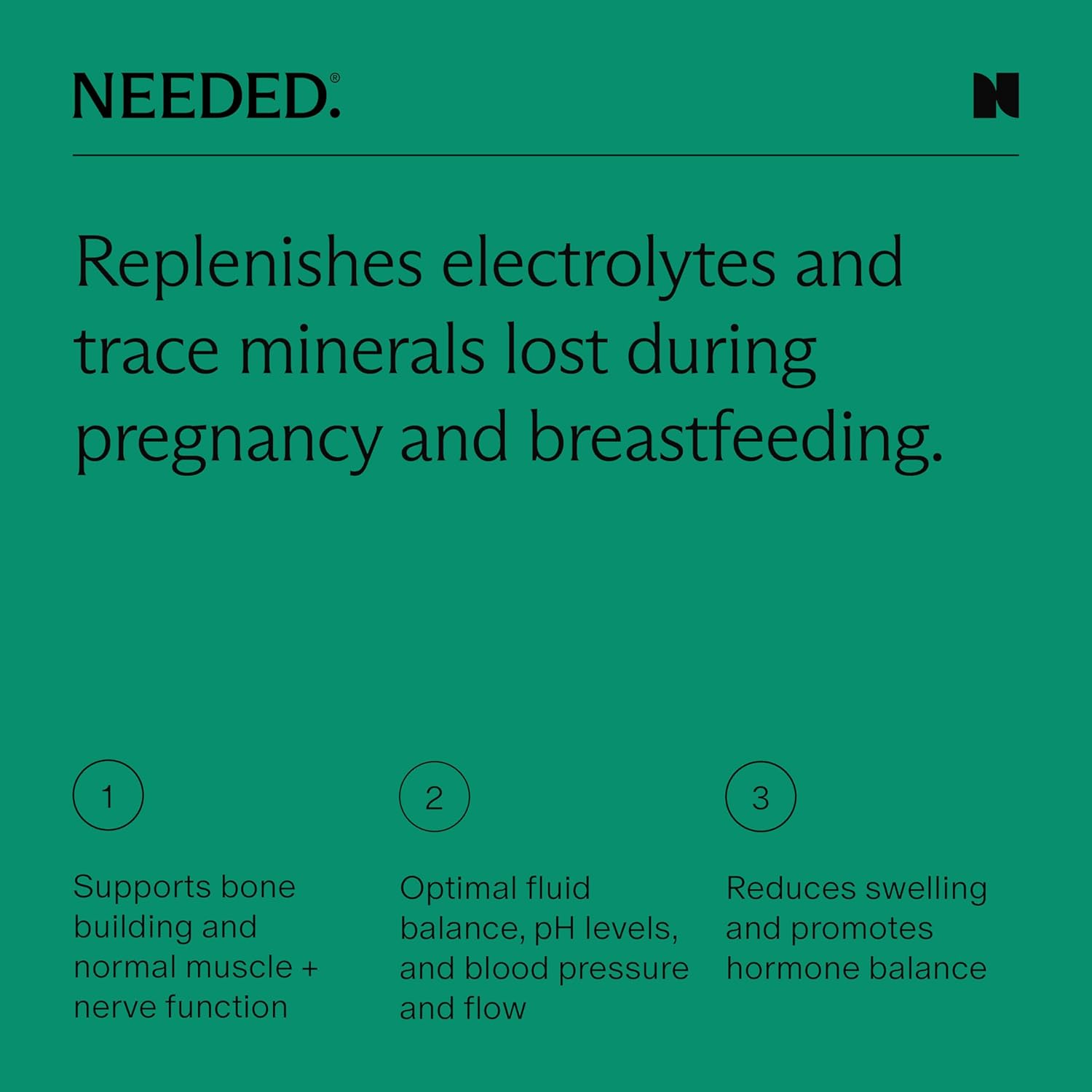 Hydration Support for Pregnancy & Lactation with Electrolytes & Trace Minerals - 30 Packets, Lightly Sweetened with Real Fruit