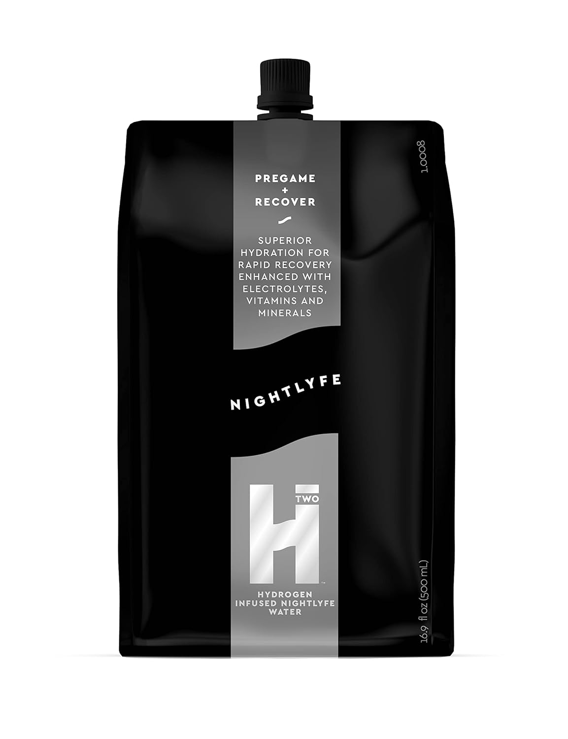 Hydrogen Infused Water for Nightly Recovery - 16.9 oz Pure Drinking Water with Electrolytes - 12 Pack