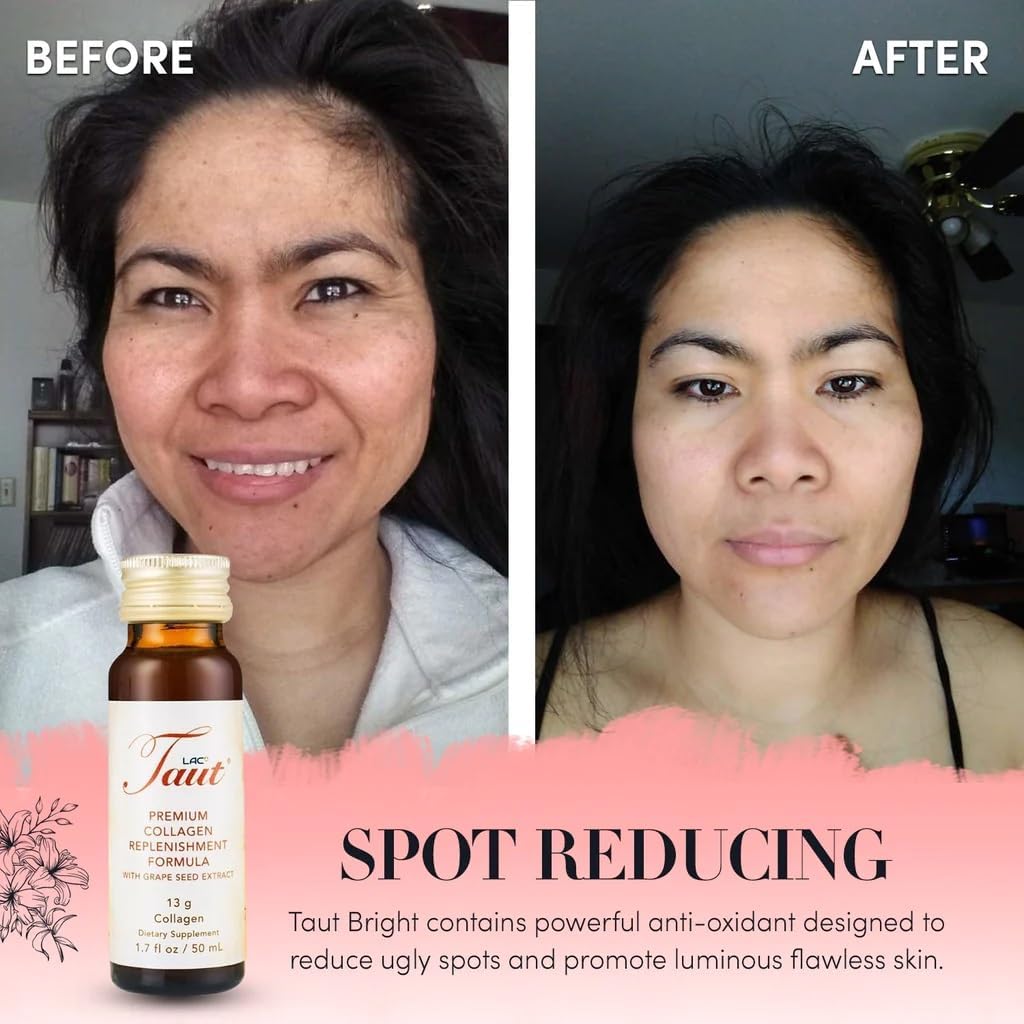 Hydrolyzed Collagen Drink for Youthful Skin - Marine Collagen Peptides with Hyaluronic Acid & Grape Seed Extract - 3 Boxes (8 Bottles Each)