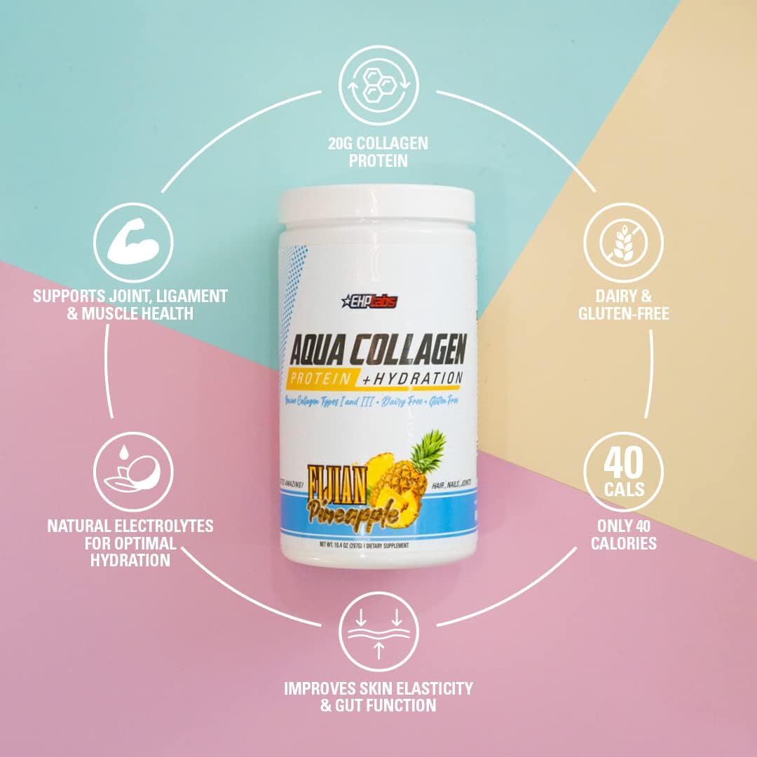 Hydrolyzed Collagen Peptides Powder - Raspberry Flavor, Grass Fed Bovine Collagen, 10g Protein per Serving, 24 Servings