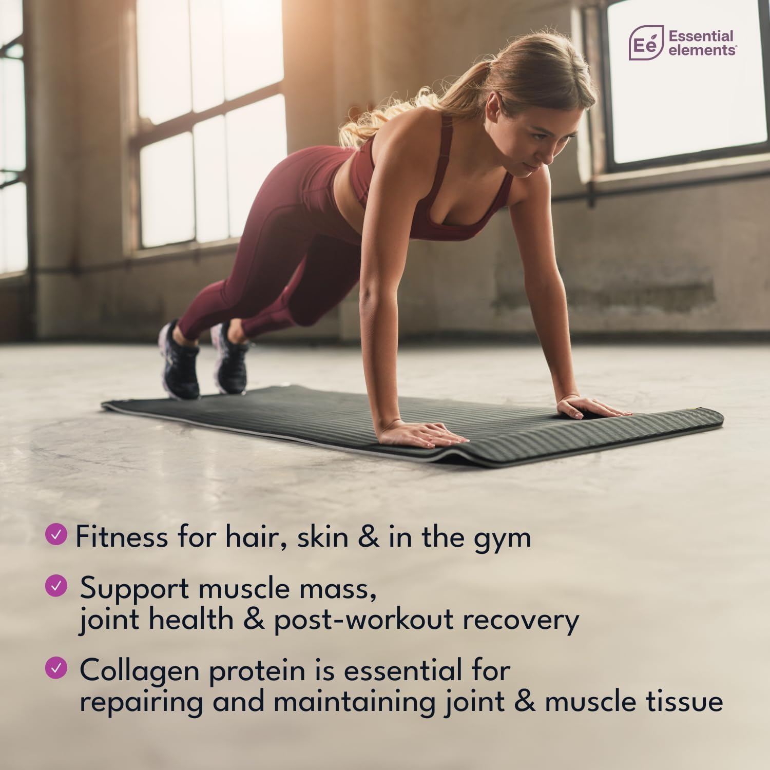 Hydrolyzed Collagen Peptides Powder for Joint, Skin, Hair, and Nail Support - Non-GMO, Grass-Fed Supplement with Essential Elements