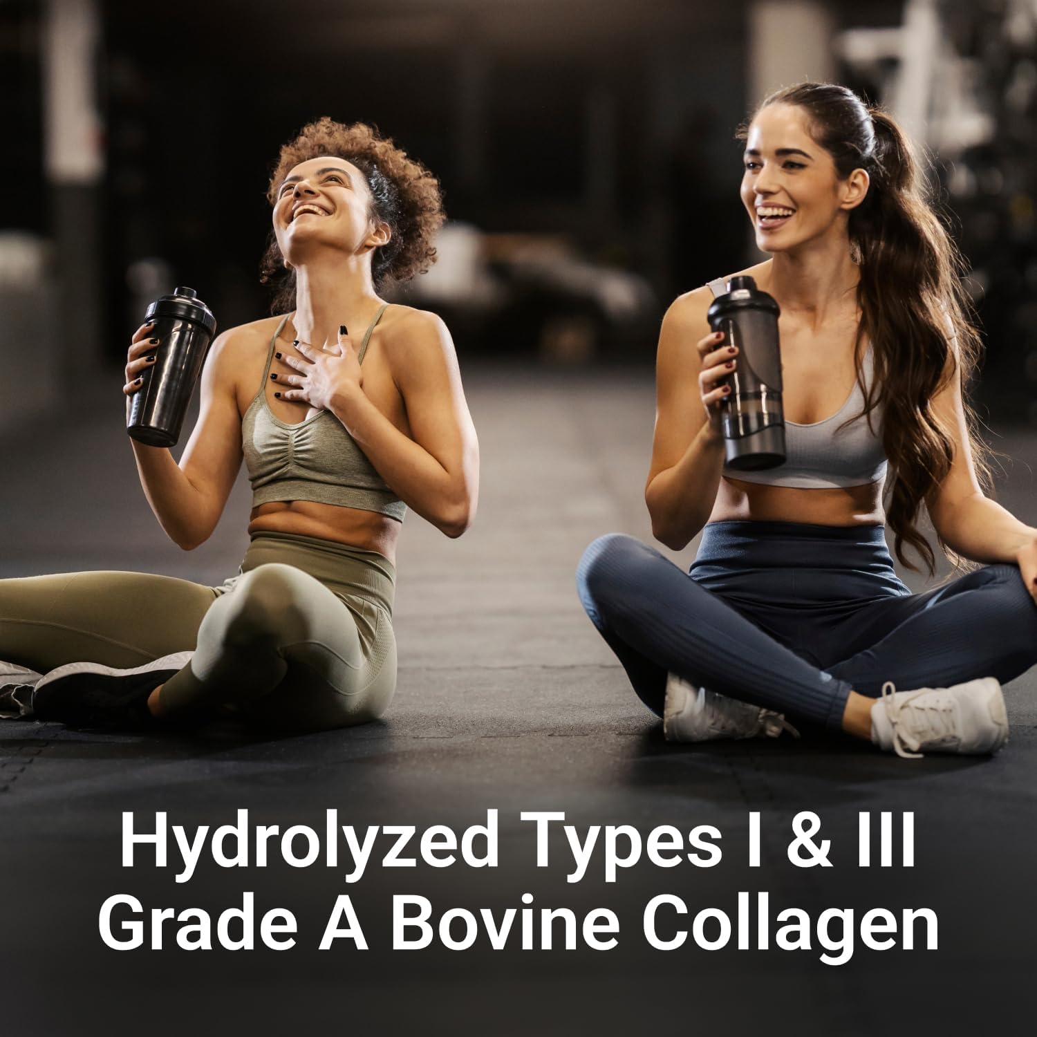 Hydrolyzed Collagen Peptides Powder for Joint, Skin, Hair, and Nail Support - Non-GMO, Grass-Fed Supplement with Essential Elements