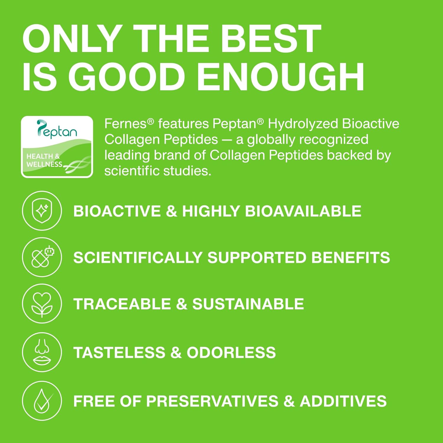 Hydrolyzed Collagen Peptides Supplement for Joint and Skin Support - Grass Fed Type I & III - Keto, Paleo Friendly - 28 Servings, 9.88 oz Powder