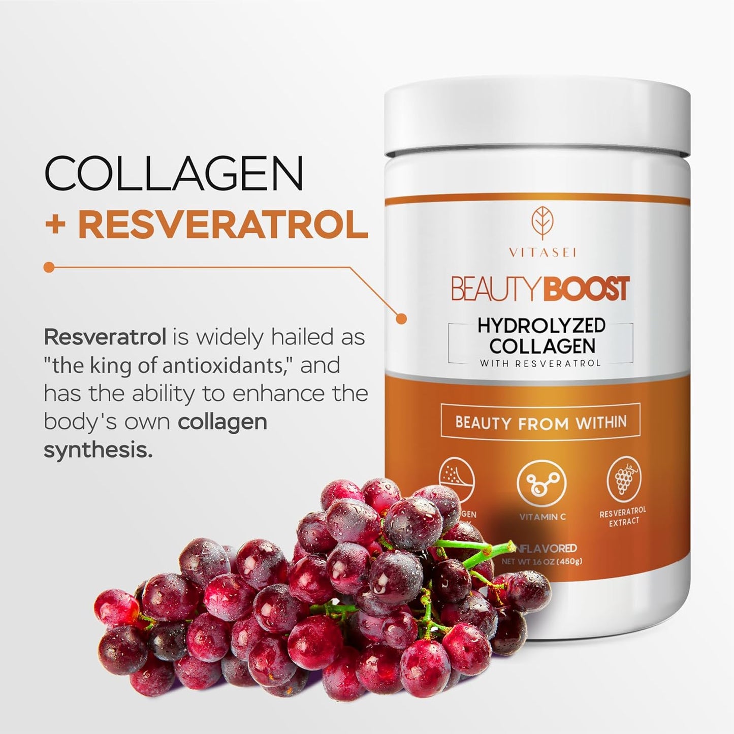 Hydrolyzed Collagen & Teatox Wellness Bundle for Hair, Skin, Nails & Digestion Boost - Men & Women Support