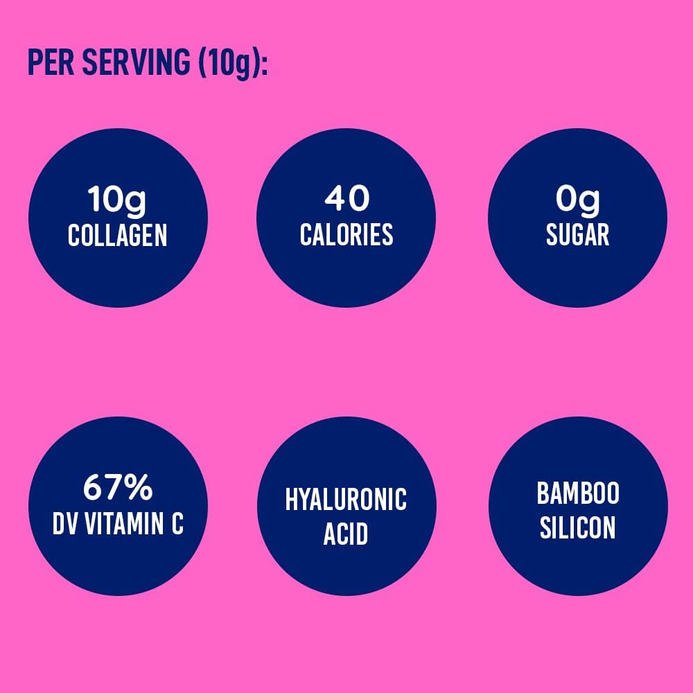 Hydrolyzed Collagen Unflavored Powder, 25 Servings, 253g Tub - LeanFit