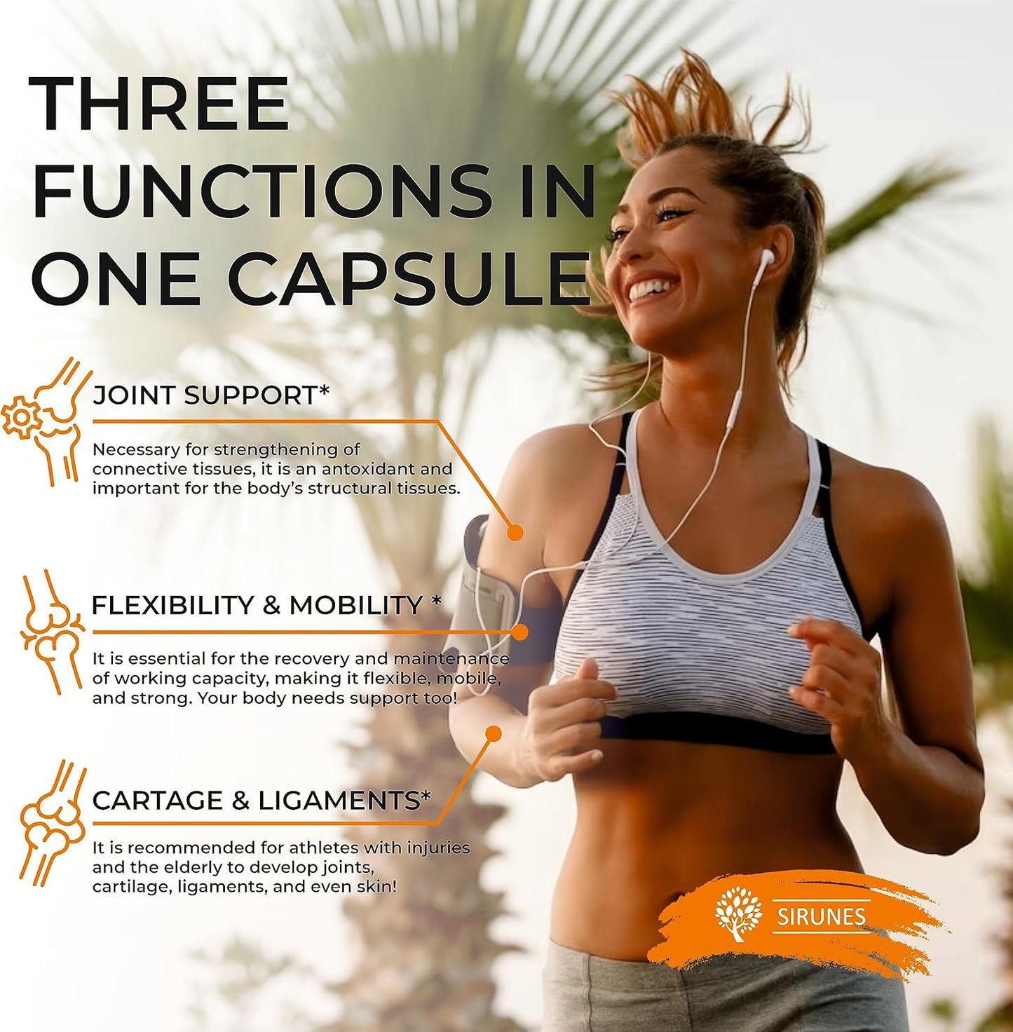 Hydrolyzed Grass Fed Bovine Collagen Peptides Supplement for Joint, Nerve & Bone Support - Non-GMO - 100 Capsules for Men and Women