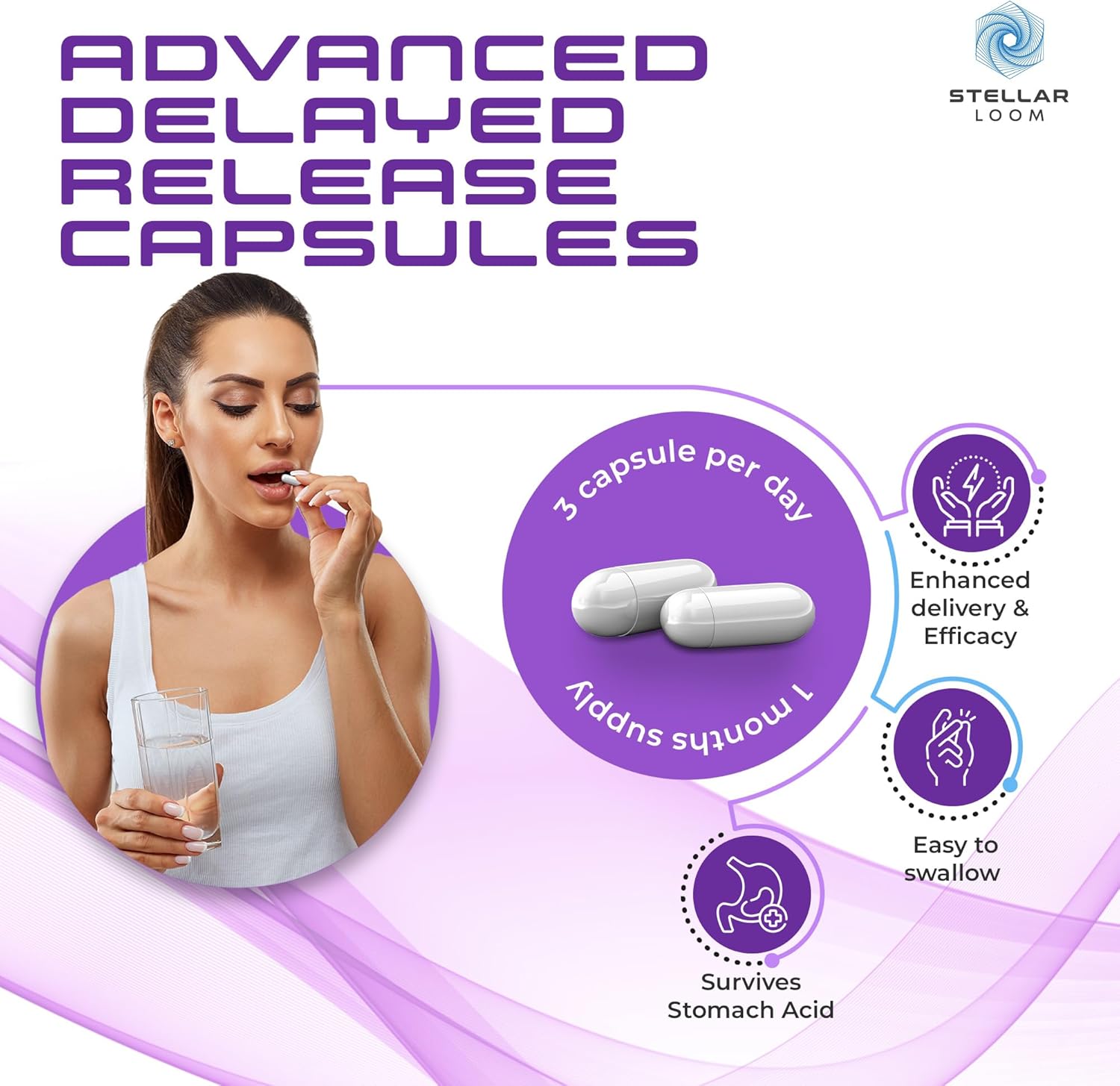 Hydrolyzed Multi Collagen Capsules with Hyaluronic Acid - 1500mg | Types I, II, III, V & X | Vitamin E, C, Biotin, Zinc | Hydrating & Smoothing | Non GMO | 90 Caps