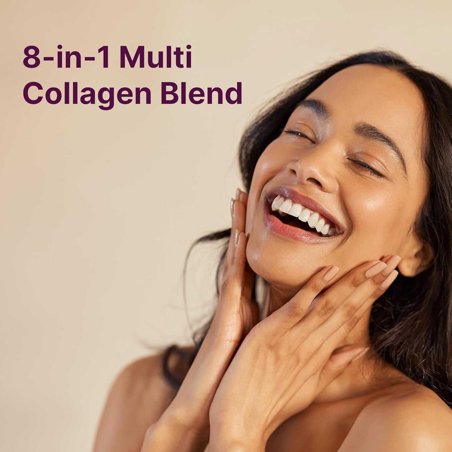 Hydrolyzed Multi Collagen Pills with Biotin, Hyaluronic Acid, Vitamin C - 240 Capsules for Hair, Skin, Nails, Joints - Men & Women, Type I, II, III, V, X