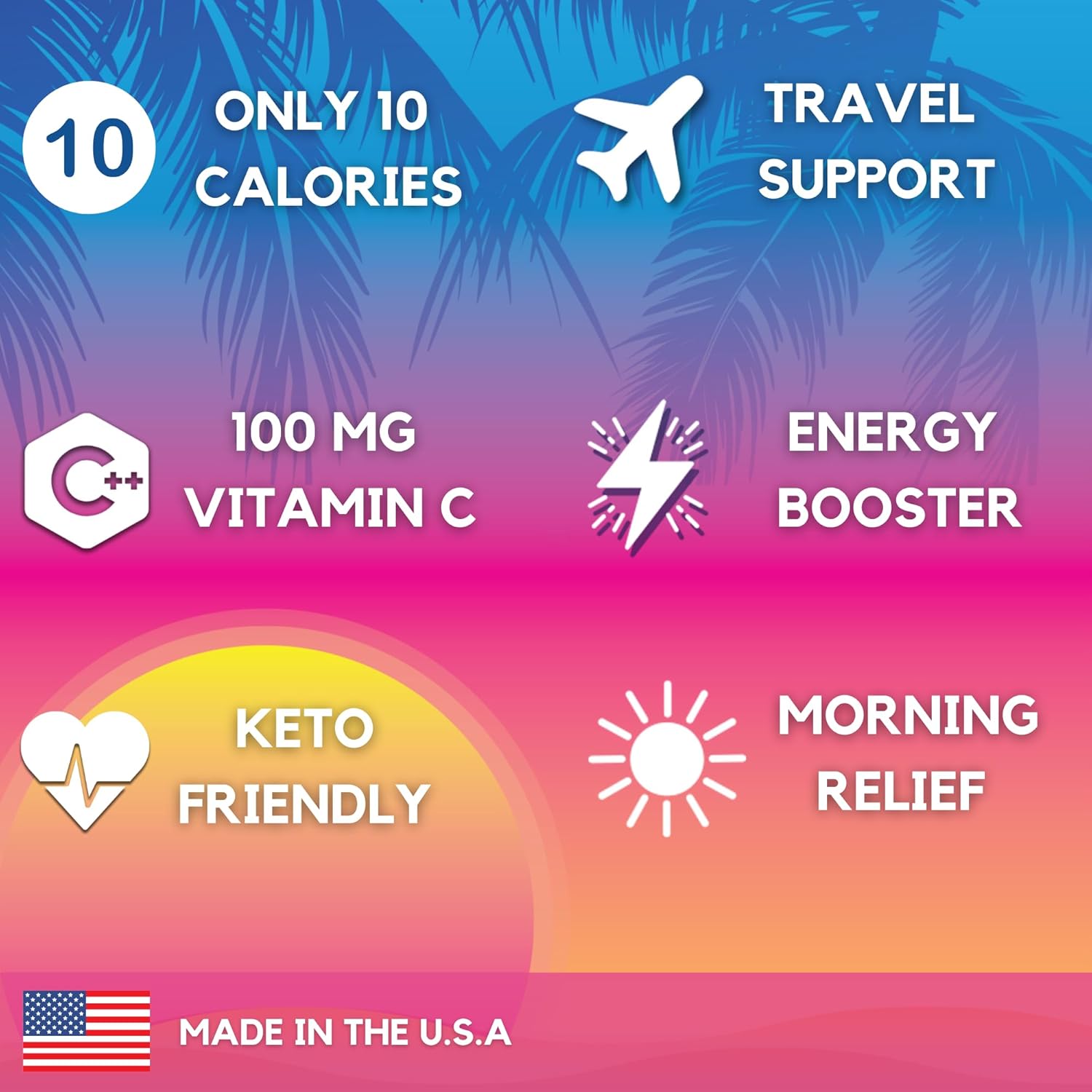 HydroMATE Pineapple Electrolyte Powder Packets - 30 Count for Fast Hydration & Recovery with Low Sugar Tropical Flavor