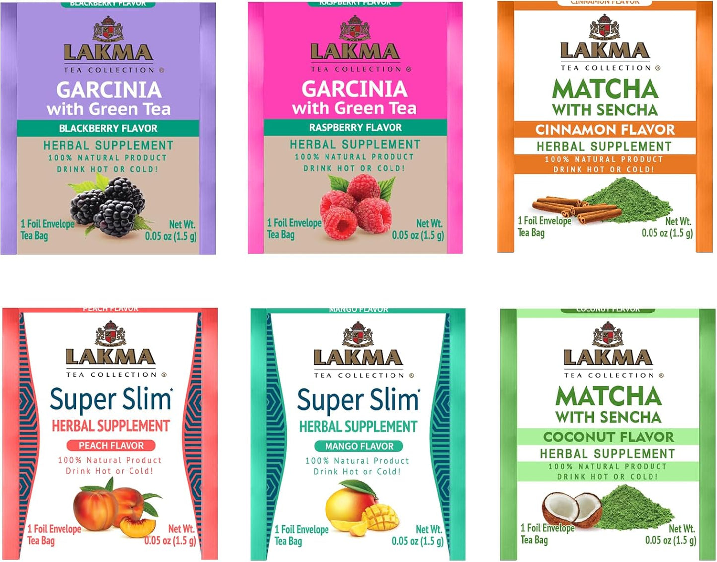 HYLEYS Lakma Green Tea Weight Loss Kit - 14 Days Supply, 42 Tea Bags