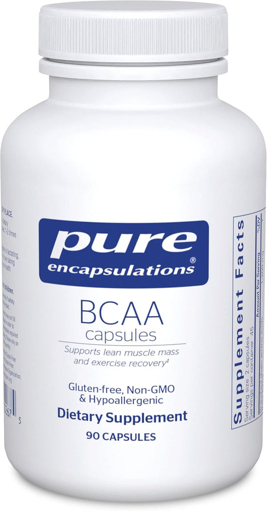 Hypoallergenic BCAA Capsules for Muscle Support During Exercise - 90 Capsules