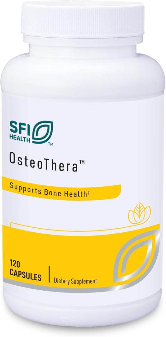 Hypoallergenic Bone Support Formula with Calcium, Vitamin K, D3, Magnesium & Boron - 120 Capsules by Klaire Labs