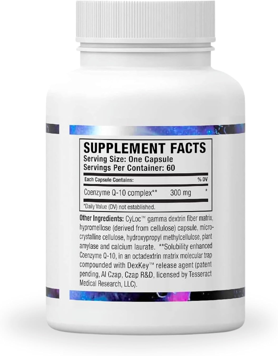 Hypoallergenic CoQ10 300mg Supplement for Heart, Muscle, and Cellular Health, Antioxidant Support for Cardiovascular Wellness - 60 Capsules