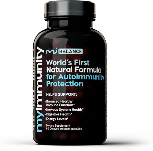 Immune Balance Supplement with Grass-Fed Lactoferrin, Taurine, Vitamins D3, K2 & B12 | Delayed-Release for Gut & Overall Wellness | Low Lactose, USA-Made